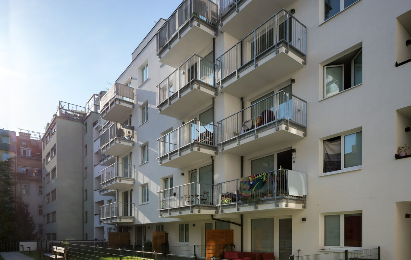 Buchengasse Hofansicht  Buchengasse Hofansicht