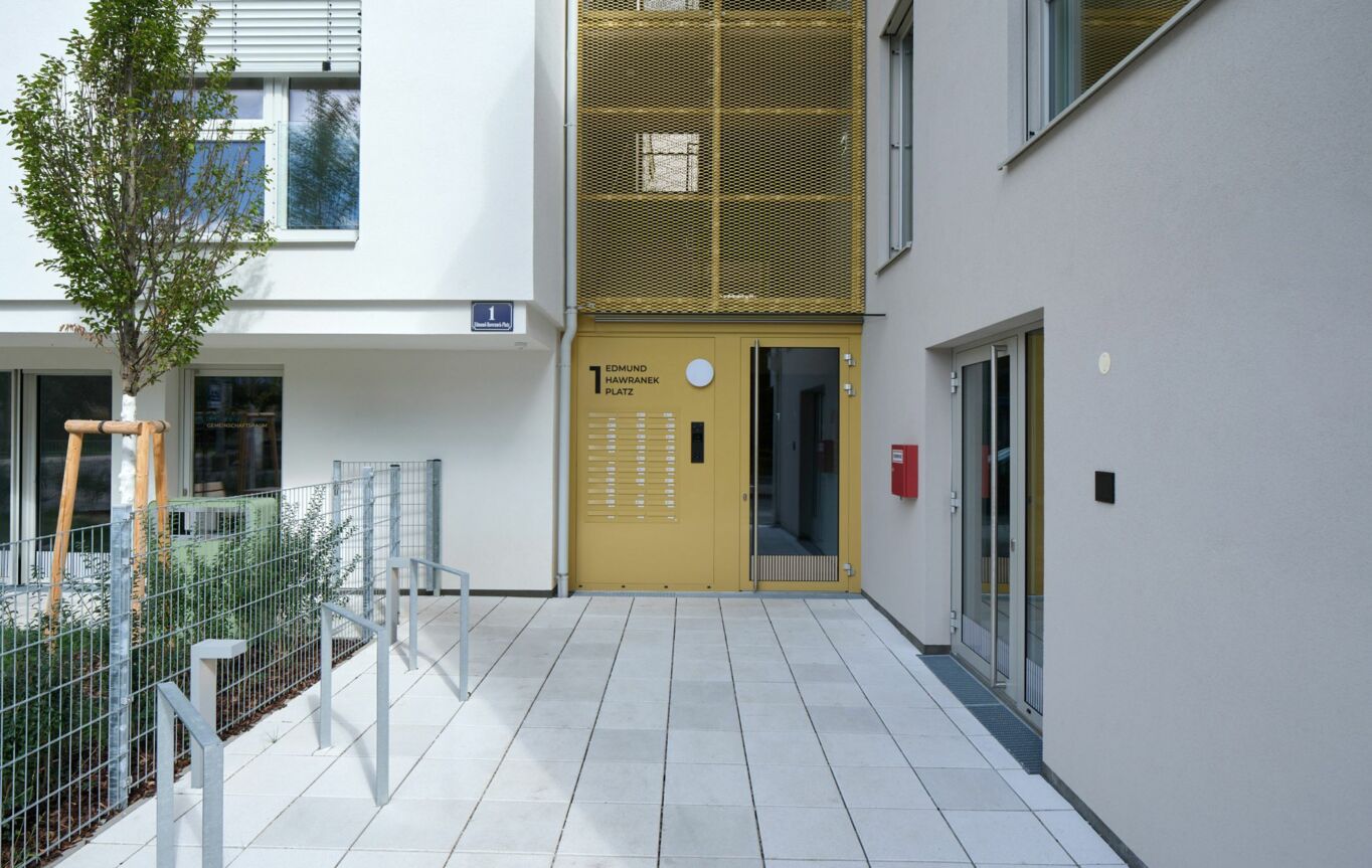 Blick auf Stiegenhaus 