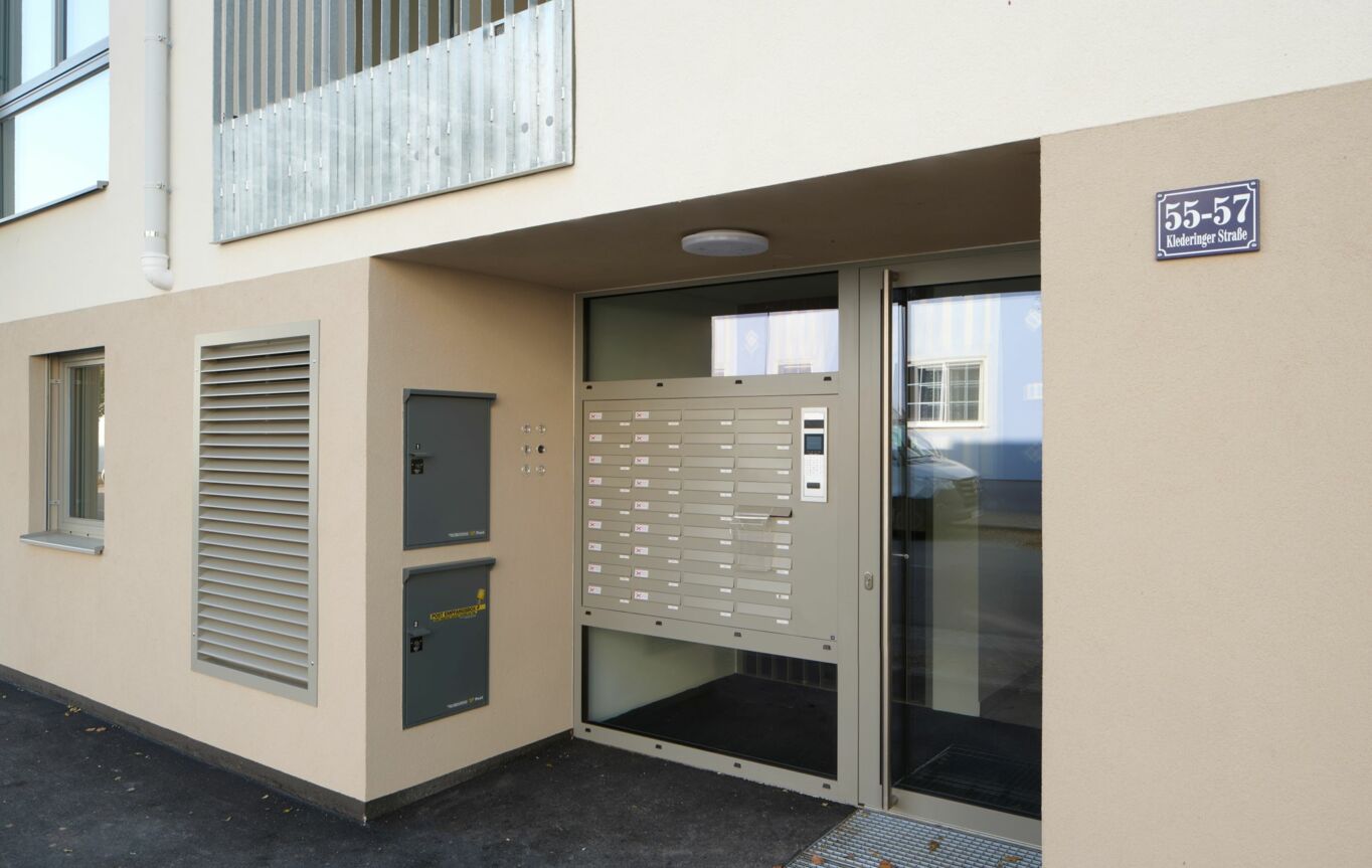 Eingang Klederinger Straße Eingang Klederinger Straße