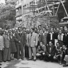 DI Wilhelm Sedlak und Mannschaft DI Wilhelm Sedlak und Mannschaft