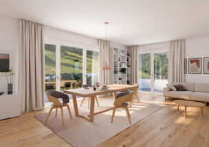 Rendering Kaltenleutgeben Wohnzimmer Rendering Kaltenleutgeben Wohnzimmer