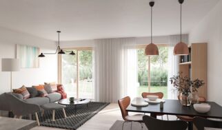 Visualisierung Lannesstraße Gartenwohnung 