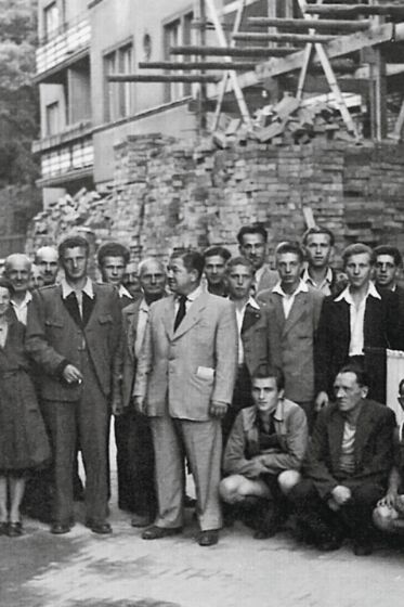 DI Wilhelm Sedlak und Mannschaft DI Wilhelm Sedlak und Mannschaft