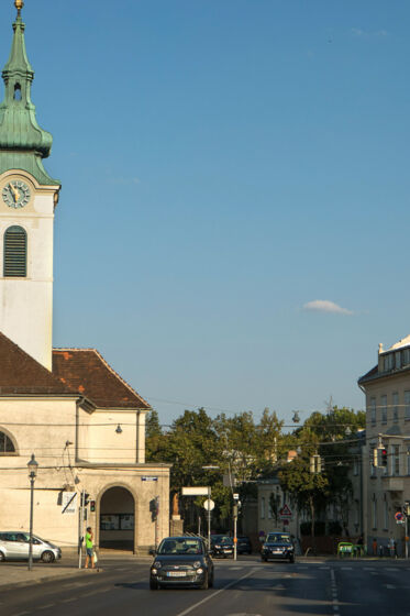 Blick Richtung Maurer Hauptplatz Blick Richtung Maurer Hauptplatz