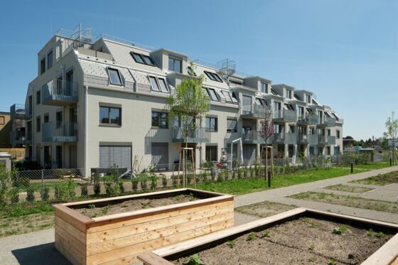 Gartenansicht Stiege 1