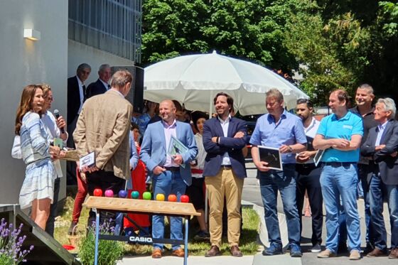 Dankeschön an das Baustellenteam Lichtblickhof 3